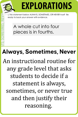 Always, Sometimes, Never