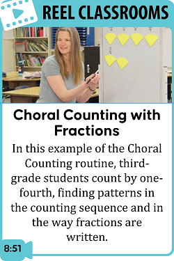 Choral Counting with Fractions