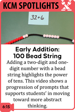 Early Addition Strategies within 100: Bead String