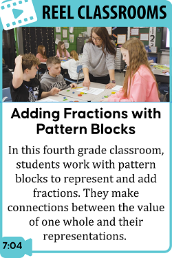 Adding Fractions with Pattern Blocks