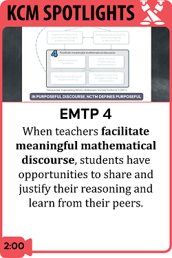 EMTP 4: Facilitate Meaningful Mathematical Discourse