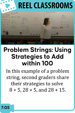 Problem Strings: Using Strategies to Add within 100