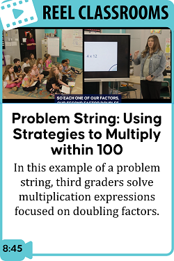 Problem Strings: Using Strategies to Multiply within 100