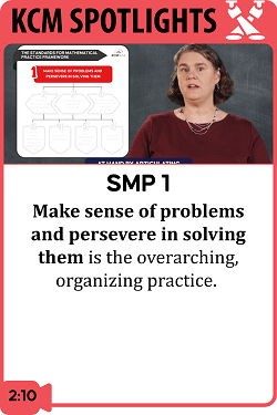 SMP 1: Make Sense of Problems and Persevere in Solving Them