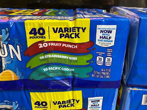 a single box of a 40-count CapriSuns