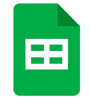 Sheets Icon Image from Google